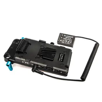 WY-VG1Power napajalni Sistem Proti Gori Baterijo, Adapter Ploščo z LP-E17 Kabel za predvajanje HD kamera SLR - 