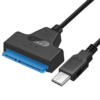 ATA 3 Kabel Sata na USB Adapter 6Gbps za 2,5 Cm Zunanje SSD HDD Trdi Disk 22 Pin Sata III Kabel USB 3.0 Port povezava - 