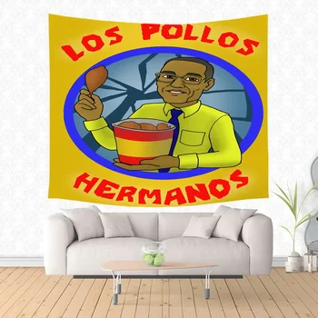 Los Pollos Hermanos Po Meri, Tapiserija, Namizni Prt Plaži Odejo Doma Dekorativne Zidne Viseče Piknik Mat - 