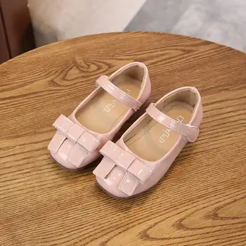 Lok Princesa čevlji dekleta Nov modni nizko pomoč dekleta enotno čevlji priložnostne non-slip dekleta ravno čevlji otrok, spomladi in jeseni - 