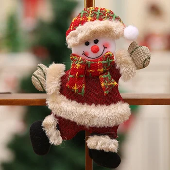 Najboljši Srečno Novo Leto Božični Okraski DIY Xmas Gift Santa Claus Snežaka Drevo Obesek Lutka Visi Okraske za Dom - 