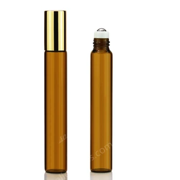 1ml 2ml 3ml 5ml 10 ml mamber roll na steklenice za eterična olja roll-on ponovno napolniti stekleničke parfuma deodorant posode - 