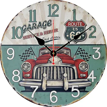 Večje prodaje stenske ure dekoracijo ustvarjalne ure 30 cm budilka po meri stare budilke stenske ure - 