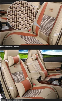 ZA VAŠ OKUS auto dodatki usnjenih avtomobilskih sedežnih prevlek za MITSUBISHI lancer V3/5/6 Pajero Sport Outlander Pajero V73 V77 trendy - 