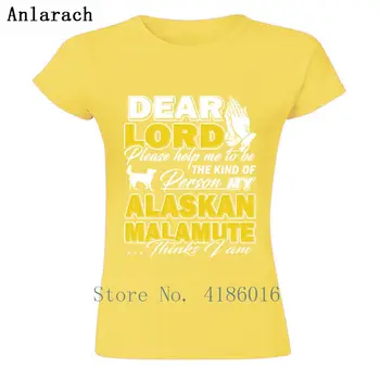 Modeli T-Shirt Za Priložnostne Alaskan Malamute Ženske T Shirt Naravnega Bombaža Preprost Camisas Hombre Poletnih O-Vrat Vrhunske Kakovosti - 