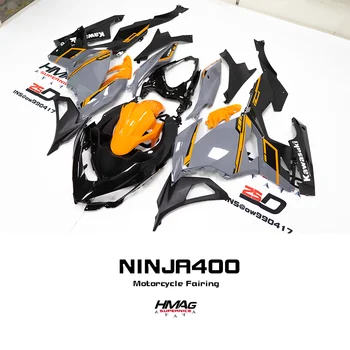 Oranžna Siva NINJA400 ABS motorno kolo Dirke Oklep Lupini Visoke kakovosti brizganje Za Ninja400 NINJA400 ZX4R 18 19 20 21 - 
