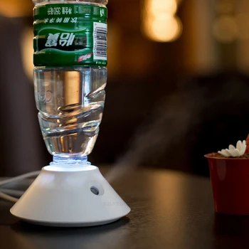 Prenosni Mini Humidfieir Za Mineralne Vode Steklenica Zraka Vlažilnik USB Eterično Olje Avto Zraka Čistilec Megle Maker Fogger - 