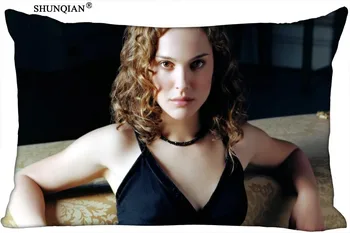 Po meri Natalie Portman Pravokotnik Prevleke zadrgo Klasičen Vzglavnik DIY Vzglavnik Z Vašo Sliko 20x30inch - 