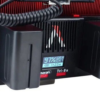 Aputure Amaran Tri-8s led video luč plošča Barvna Temperatura 5000K Z 2pcs NP-F970 Baterija + Easy Box Proti gori - 
