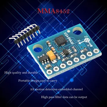 MMA8451 Digitalni Triosnih Pospeševalnik Senzor Pospeška Modul Visoko precizne Naklon Modul GY-45 Natančnost Nagib - 