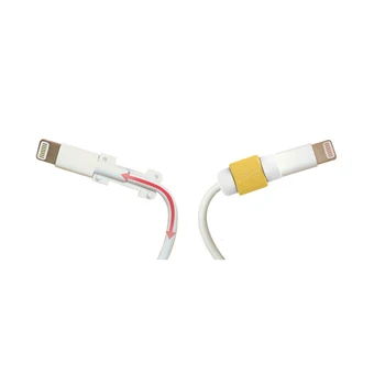 2 Kos/veliko Risanka Kabel za Varovanje Podatkov v Skladu Kabel Zaščitnik Zaščitna Primeru Kabel Navijalec Kritje Za iPhone USB Kabel za Polnjenje - 