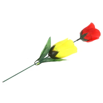 Barve Vrtnice (Rdeča Spremembe Rumena) Rose Čarovniških Trikov Spremembe Valentine 'S Day Barvo Vrtnice Cvet Magic Trick Igrače - 
