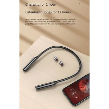 Brezžična tehnologija Bluetooth 5.1 TWS Slušalke 9D Stereo Športne Slušalke slušalka Zmanjšanje Hrupa netic Tekaške Slušalke - 