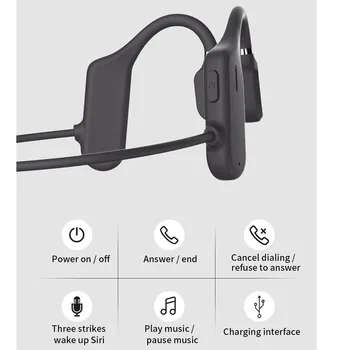 Prevajanje po zraku Slušalke Brezžične Bluetooth 5.0 Slušalke IPX6 Nepremočljiva Športne Slušalke - 