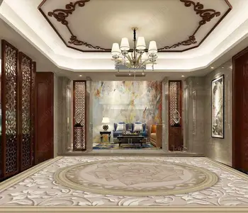 Po meri 3D Stropna Freska Fotografijo za Ozadje Dnevna Soba Tema Hotel Strop Evropskem slogu, estetske luksuzni lepe Ozadja - 