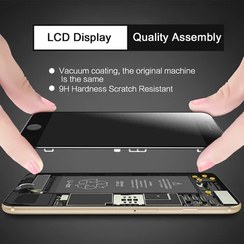 Kakovosti AAA Za iPhone 5S 5 5C SE LCD Zaslon za iPhone 6 Prikaz Računalnike, Zaslon na Dotik, z Darili, Orodja+Steklo film - 