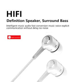 3,5 mm V uho Šport Slušalke Žične Super Bass HI-fi Slušalke Slušalka Z Mikrofonom za prostoročno telefoniranje Za Xiaomi Huawei Tablet MP3 - 