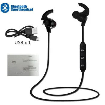 AX-02 Bluetooth Slušalke Športne Zmanjšanje Hrupa Stereo Bas Slušalke Bluetooth Brezžične Čepkov za Prostoročno uporabo Z Mic Za Vse Telefone - 