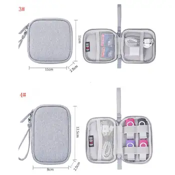 BUBM 4 Style Slušalke Imetnik Primeru Potovanja torba, Zaščita Vrečko Za Slušalke Pribor Čepkov pomnilniško Kartico, USB Kabel Vrečko - 
