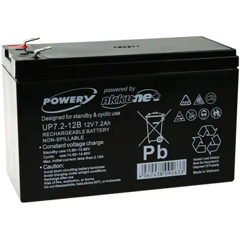 Powery GEL baterije za SAI APC Varčevanje z energijo Back-UPS Pro BR550GI - 