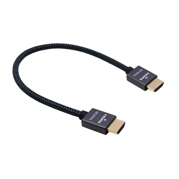 4k HDMI Kabel 1 m 30 cm Visoka hitrost HDMI 2.0 4K 60Hz kabel s pletenico in Zlitine lupini Združljiv UHD TV, Blu-ray, Xbox, PS4/3, PC - 