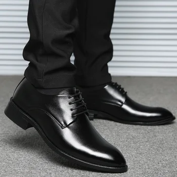 Obleko scarpe genuino moških masculinos men black sapatenis resnično soulier blagovne znamke poletje človek cuero uomo šport zapatillas classic - 