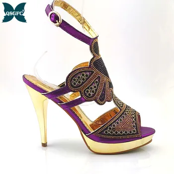 Italijanski Design Dame Čevlji Ženske Luksuzni 2020 Afriške Poročni Čevlji v Škrlatne Barve Dame čevlji s Petami Zdrsne na Stranke, - 