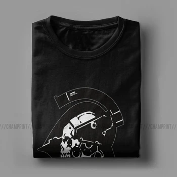Moški T-Shirt Kovinski Gear Kojima Produkcije MGS Hideo Kojima 2019 Moda Bombaž Tees Smrti Nasedla T Shirt Posadke Vratu Vrhovi - 