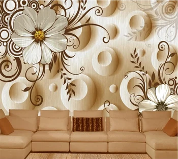 Beibehang ozadje po Meri 3d zidana stereo letnik cvet TV ozadju stene slika steno papirjev doma dekor 3d de papel parede - 