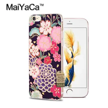 MaiYaCa Lepa Daisy umetnosti cvetje slikarstvo Oblikovanje Mehko PRIMERU Mobilni Telefon Za iPhone X XS MAX XR 8 8PLUS 6s 5s 7 7plus 11pro primeru - 
