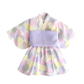Poletje Japonski kimono otrok kimono yukata obleko Japonski obleko japonski baby dekle kimono plašč srčkan otroci plesne kostume - 