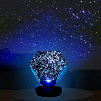 Mesečini Lahka Romantična DIY Master LED Zvezda Neba Projektor Lučka Projekcija Kozmos LED Nočna Lučka Otrok je Dar Doma Dekoracijo - 