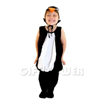 Srčkan otroci Pozimi Pižamo Pingvin Cosplay Maškarada Unisex Otrok, Purim Božično Darilo Karneval Stranka obleko Kostume - 