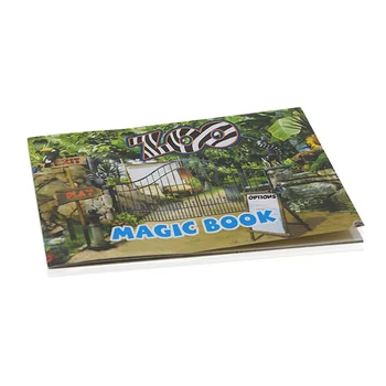 Barvna Risanka Čarobno Knjigo Čarobno Gibljive Slike: Animirani optične Iluzije čarovniških Trikov Magia Knjiga Magije Smešno Najboljše Darilo za Otroke - 