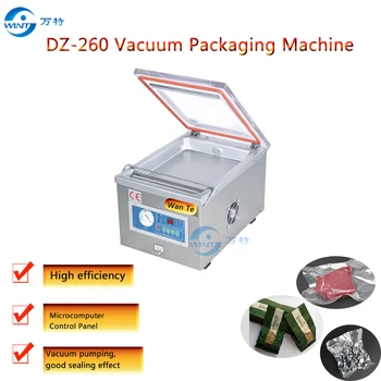 JA-260 Vakuum Paket zapiranje Stroj ,Droge,Lokalne posebnosti, Plastični Vrečka za Pakiranje, Hranjenje, Riž Hrana Rezervni Vaccum lovec na Fotke - 