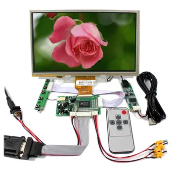 9 inch AT090TN10 AT090TN12 800x480 LCD Z zaslon občutljiv na Dotik VS090TP-A1+VGA 2AV LCD Krmilnik Odbor VS-TY50-V1 - 