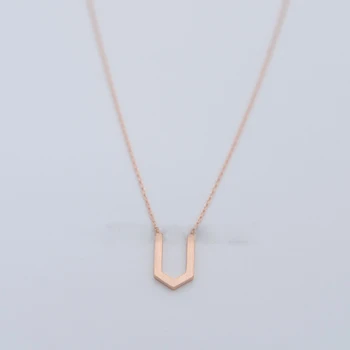 Moda Proti obesek ogrlice, Risanje na površini v obliki geometrijskih obesek ogrlice Charmof preprost stil ogrlice - 