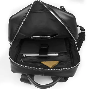 AETOO Usnje priložnostne nahrbtnik,, poslovni visoke zmogljivosti računalnika vrečko, modi šolsko torbo - 