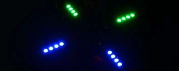 2 kos MATEKSYS Matek RGB16-4606 RGB ROKO Svetlobe LED 13~21V DC Brnenje 46*6 mm Dip Svetlobe LED Board 4~5s Lipo ROKO Svetlobe za LED FPV - 