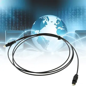 1 kos 1,5 M Digitalni Optični Avdio Optični Optični Kabel Črne TV ojačevalnik mehki Kabel Padec Ladijskega prometa jul 6 - 