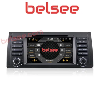 Belsee Okta Core 4gb PX5 Android 8.0 Radio Večpredstavnostna Glavo Enota Avto DVD Predvajalnik, GPS Navigacija za BMW E39 M5 X5 E53 1996-2003 - 