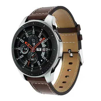22 mm Prestavi S3 WatchBand za Samsung Prestavi S3 Meje galaxy watch 46mm Usnje trakovi za Amazfit Stratos 2 2S zapestnica watchstrap - 