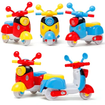 1pc Baby Vztrajnosti, Mini motorno kolo Avto Igrače za Otroke, Otroci Plastičnih Simulacije Motocikel Zgodnjega Učenja Smešno Rojstni dan Darila - 