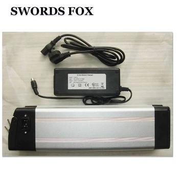 MEČI FOX 24V 10AH električno kolo baterije litijeve baterije baterije srebrna riba baterije z BMS in 29,4 V polnilnik - 