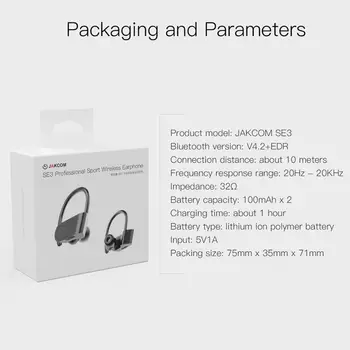 JAKCOM SE3 Šport Brezžične Slušalke zadetek za 2 pro dyson airwrap primeru srčkan x luksuzni asap rocky - 