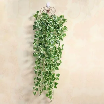 Umetni Zeleno Rastlino Bršljan Listov Doma Poročno Dekoracijo Umetne Rože Plastične Garland Trte, umetno cvetje, ki Visi Zid - 