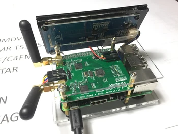 Duplex MMDVM UHF VHF UV dostopne točke Za P25 DMR YSF DSTAR NXDN + Raspberry Pi 3B + Akril Primeru + 3.2/4.3 palčni LCD Nextion - 