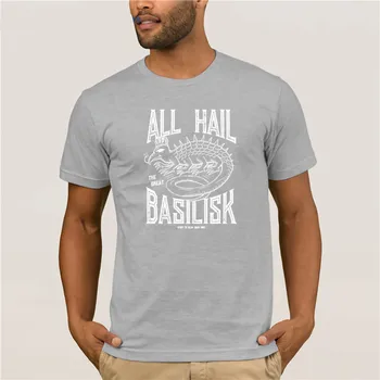 Moške Tiskanja Priložnostne Bombaž poletje modni T-Shirt Popularni Toča Je Basilisk! Kratek rokav T-Shirt Nov modni trend - 