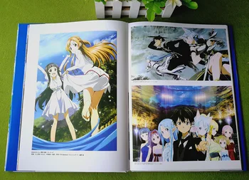 Sword Art Online SAO Umetnosti Knjiga Kirito Yuuki Asuna Fanart Katalog Brošure, Ilustracije Artbook Album Sliko Darilo Kazuto Cosplay - 