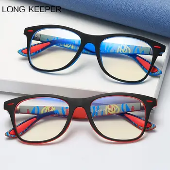 LongKeeper Moda Anti Modra Svetloba Očala Unisex Jasno Objektiv Računalnik Očala Očala Moških Modra Svetloba Blokiranje Očala - 
